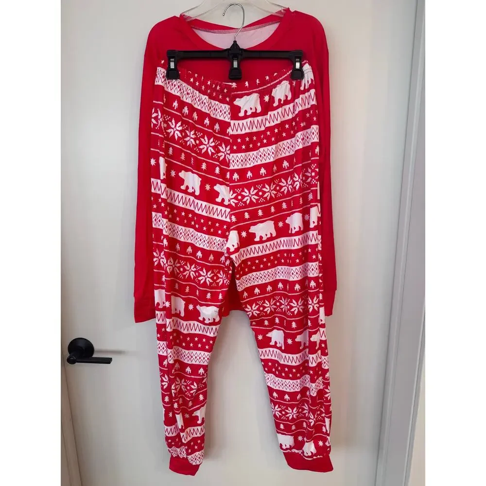 Cupshe Christmas Pajama Set | Men’s Small Women’s Medium NEW